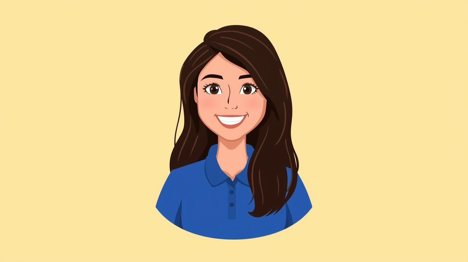 Illustrated portrait of Charlene, Third in Charge and Senior Early Years Practitioner